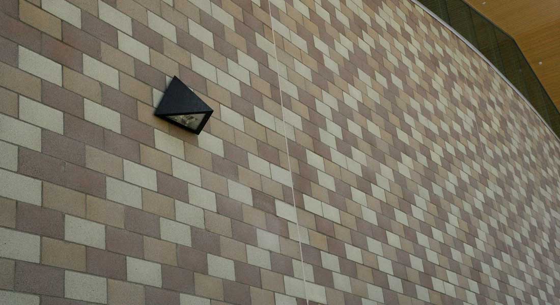 Precision Concrete Blocks CMU architectural color pattern