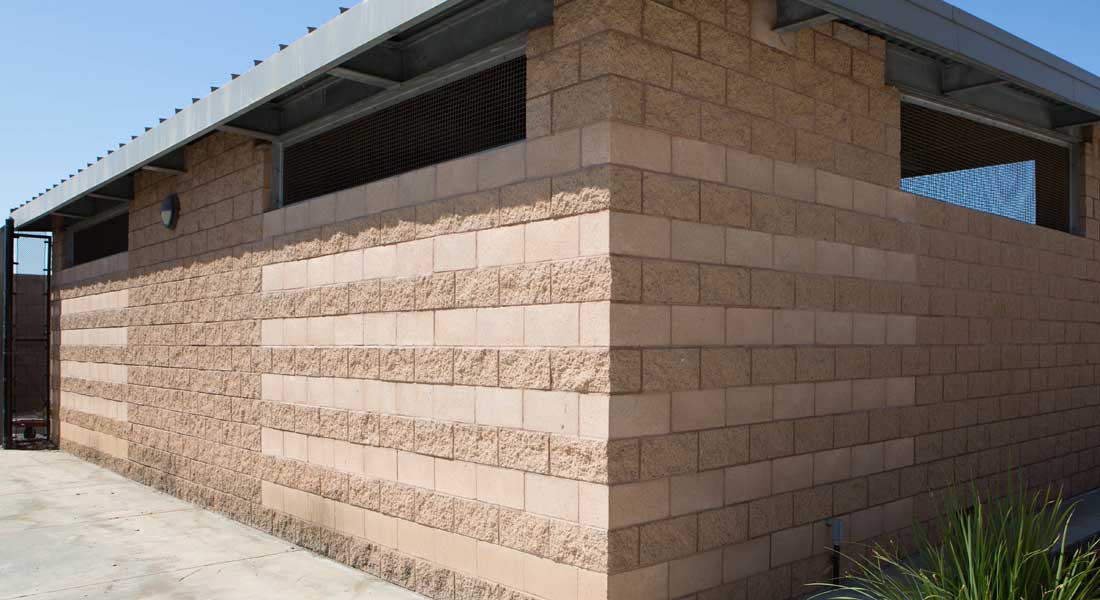 Splitface Concrete Blocks CMU architectural pattern