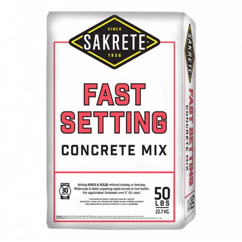 Sakrete Fast Setting concrete mix