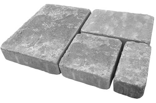 Bella Vista Stonetop Tumbled Concrete Paver Pieces