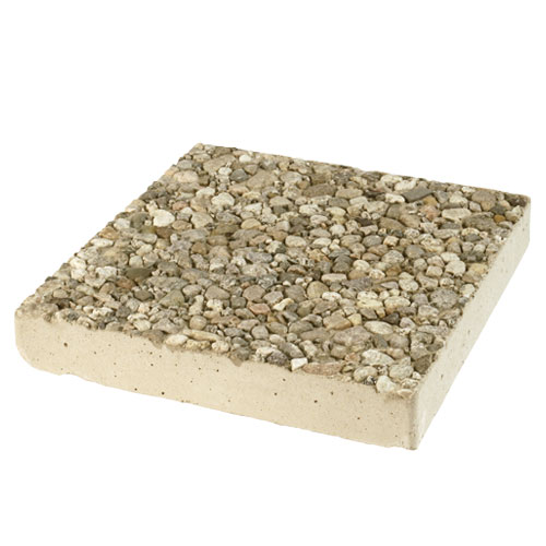 Square Agregate Natural Stepping Stone
