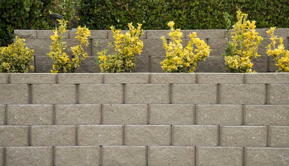 Keystone Stone Face Retaining Wall Blocks