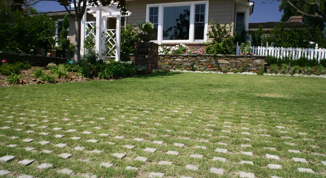 concrete grass block paver